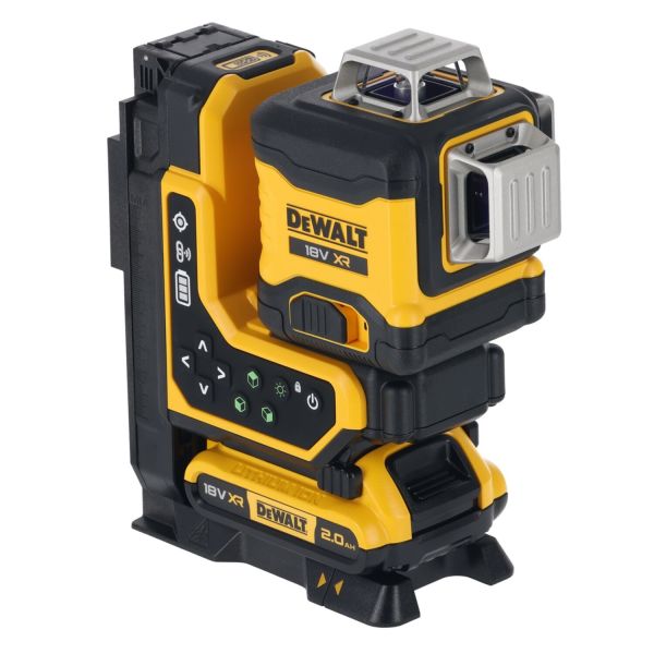 Korslaser Dewalt DCLE34035D1-QW med batteri och laddare, röd laser 