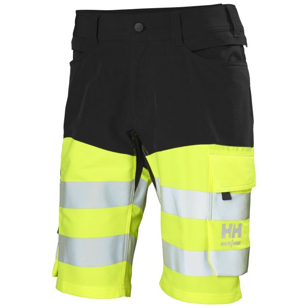 Työshortsit Helly Hansen Workwear Alna 4X 77434-369 keltainen/ebony C48