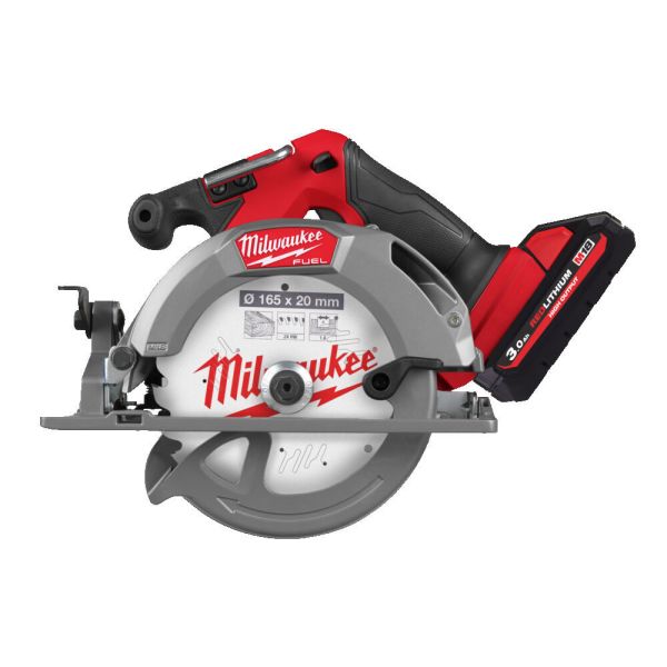 Cirkelsav Milwaukee M18 FCS552-302X med batteri og oplader 
