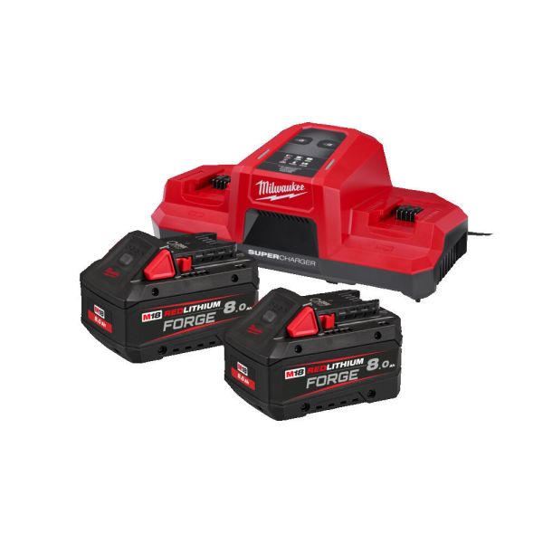 Opladningspakke Milwaukee M18 FORGENRG-802DBSC  