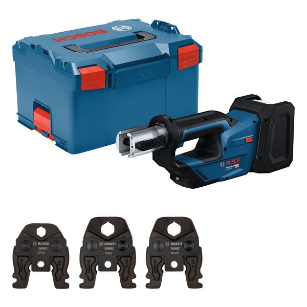 Pressverktyg Bosch GPT 18V-19 SV15/22/28 19 KN utan batteri och laddare 