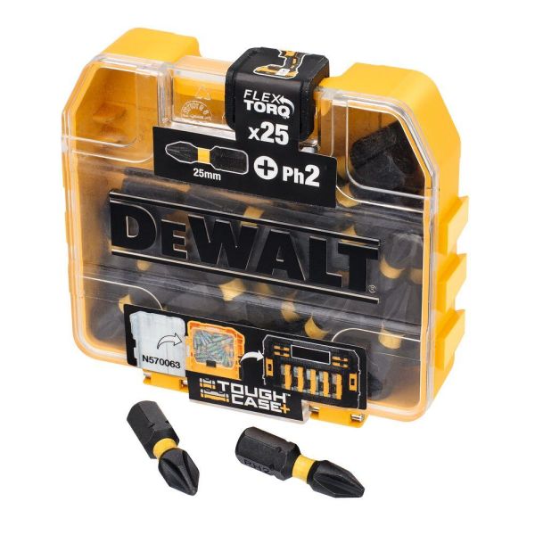 Torsionbits Dewalt DT70555T-QZ PH2, 25 mm, 25 delar 