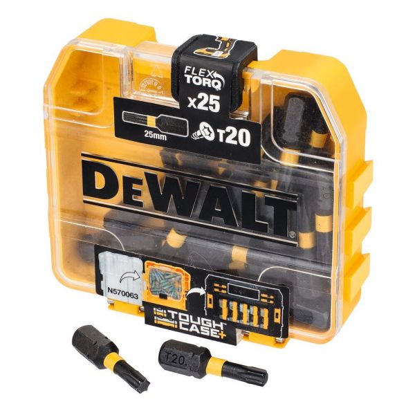 Skruebits Dewalt DT70557T-QZ T20, 25 mm, 25 dele 