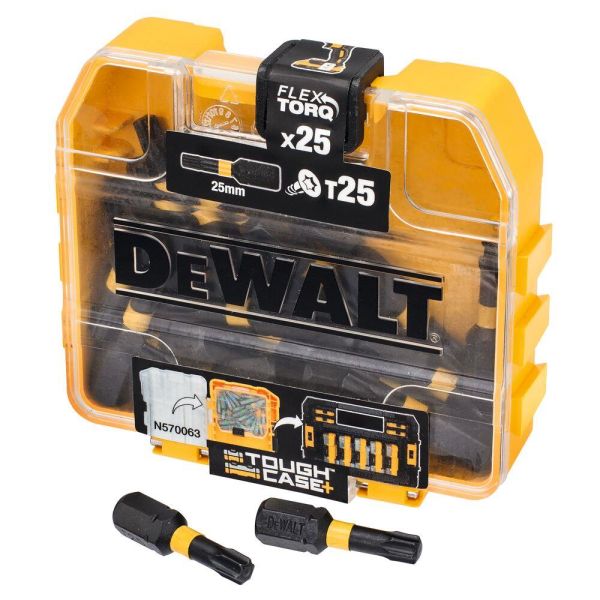Skruebits Dewalt DT70558T-QZ T25, 25 mm, 25 dele 