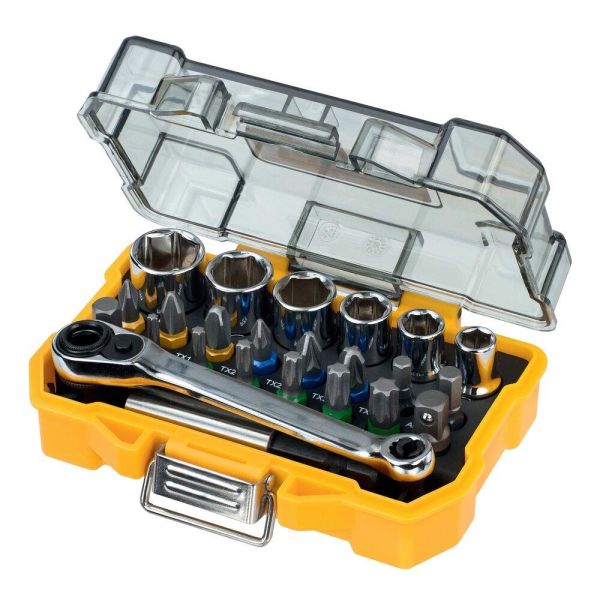 Topnøgle sæt Dewalt DT71516-QZ 24 dele 