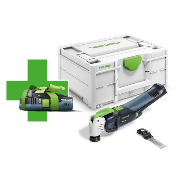 Multiverktyg Festool VECTURO OSC 18 E-Basic med batteri
