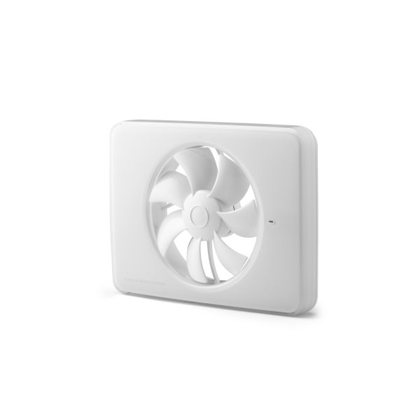 Badeværelsesventilator Fresh Intellivent P hvid, 202x152x64 mm, 134 m³/h 