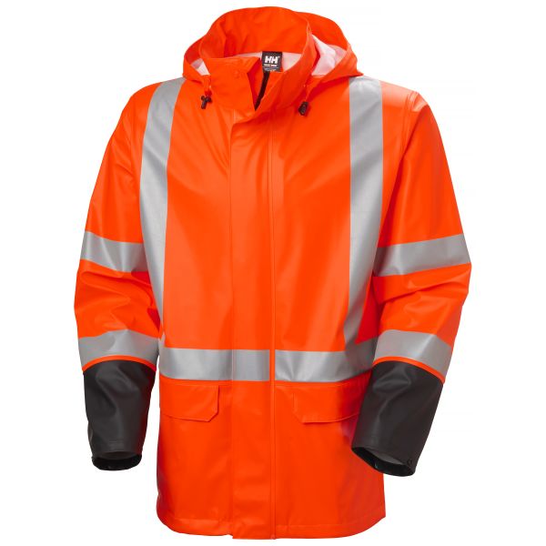 Regnjakke Helly Hansen Workwear Addvis 70155-269 orange/grå orange/grå XS