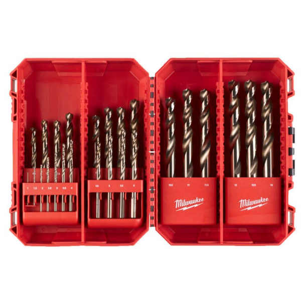 Metalborsæt Milwaukee HSSG-CO POF 25P 25 stykker 