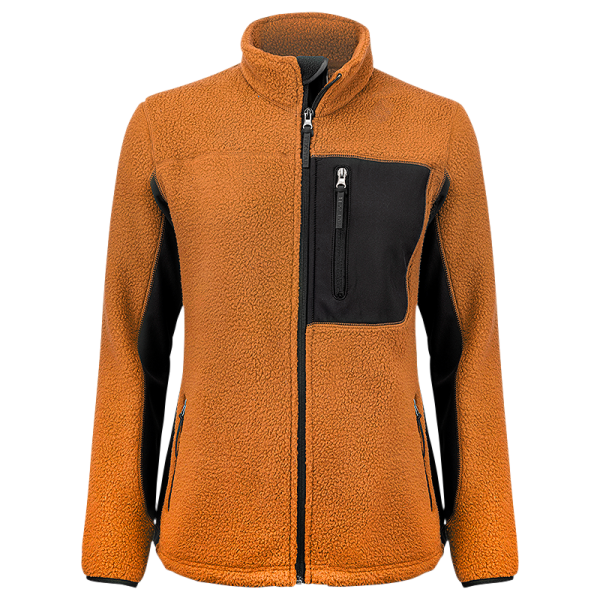 Fleecejacka Texstar WJ85153990150  XS Orange/Svart