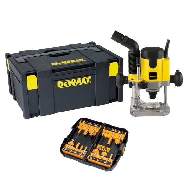 Håndoverfræser Dewalt DW621KTX-QS 1100 W 