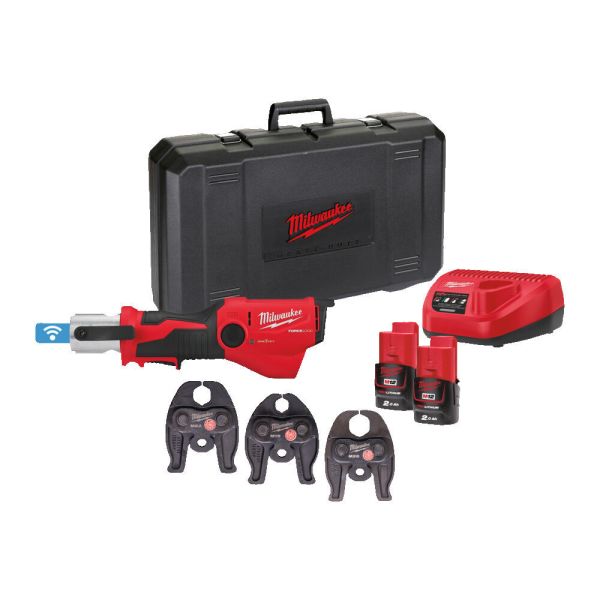 Pressmaskin Milwaukee HPT-202C med batteri och laddare
