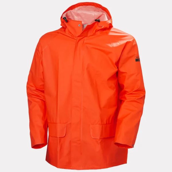 Regnfrakke Helly Hansen Workwear Mandal appelsin XL
