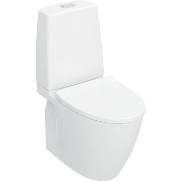 WC-istuin Ifö Vinta Art Turboflush, Soft Close, piilovesilukko (S-lukko) 