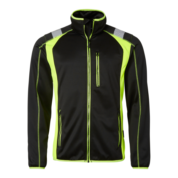 Hættetrøje Top Swede 275 sort/gul XS