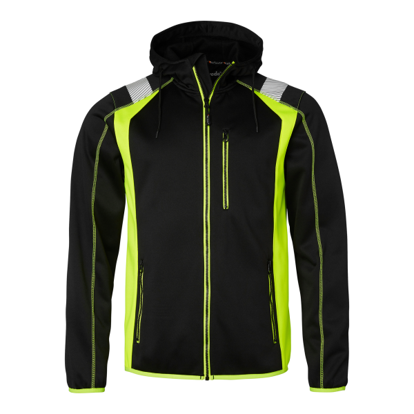 Fleecetrøje Top Swede 276 sort/gul XXL