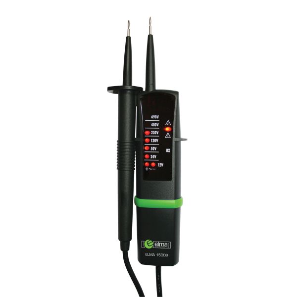 Spänningsprovare Elma 1500B med batteri