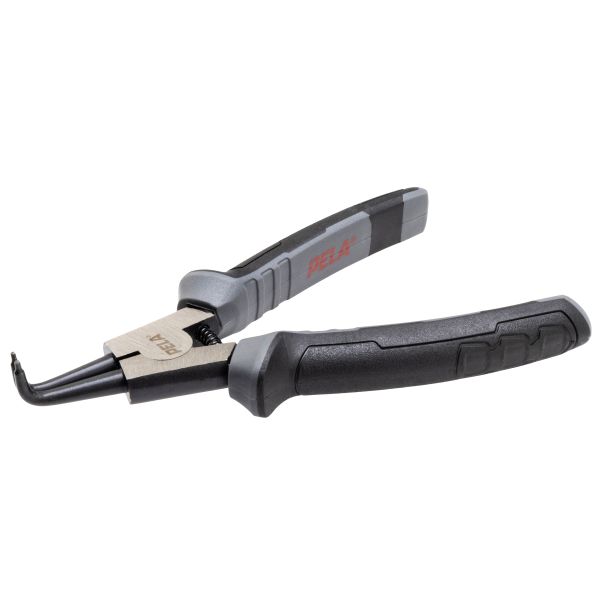 Låseringstang PELA 543766 udvendig, buet, 150 mm 