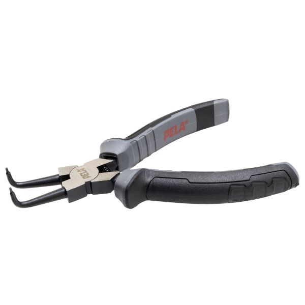 Låseringstang PELA 543768 indvendig, bøjet, 150 mm 