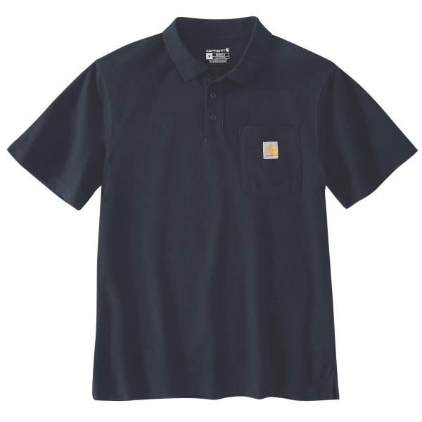 Pikétrøje Carhartt 106685NVY marine Marin