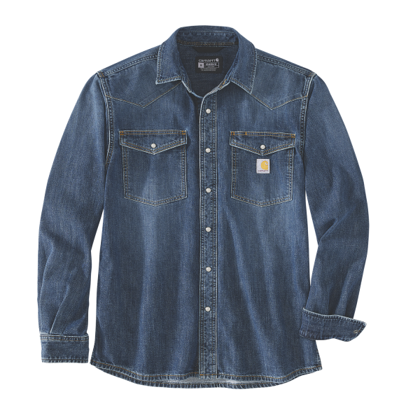 Skjorta Carhartt 106429HK3 blå L