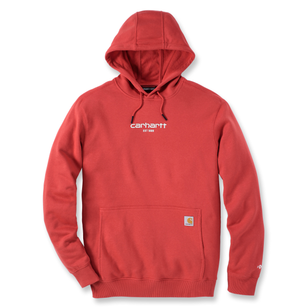Huvtröja Carhartt 105569R83 röd S