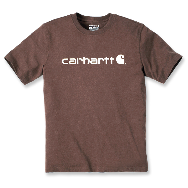 T-shirt Carhartt 103361 brunmelerad XS