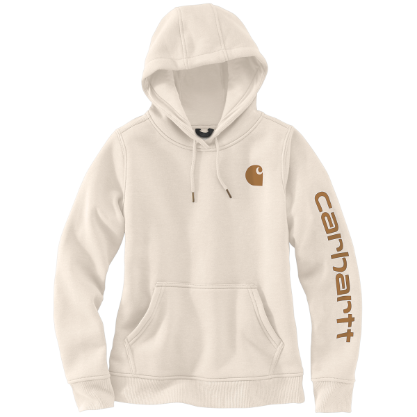Huvtröja Carhartt 102791W24 vit/brun M