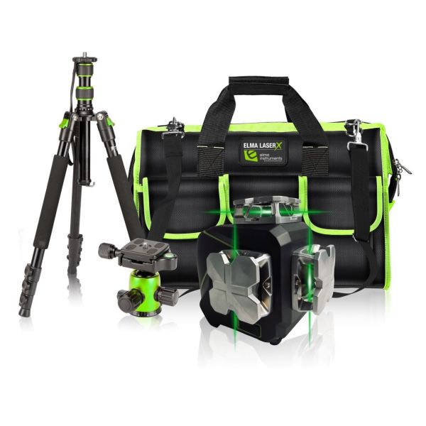 Linjelaser Elma X360-3 med batteri 