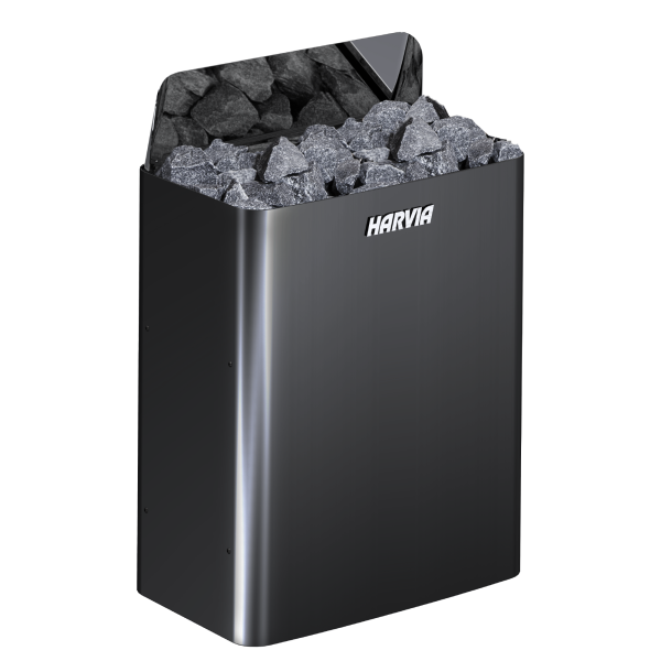 Saunaaggregat Harvia The Wall SW60E sort stål 6 kW