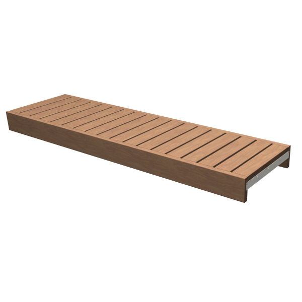 Nedre Del Harvia Modular L1800500LHA 1800x500 mm Varmebehandlet aspe