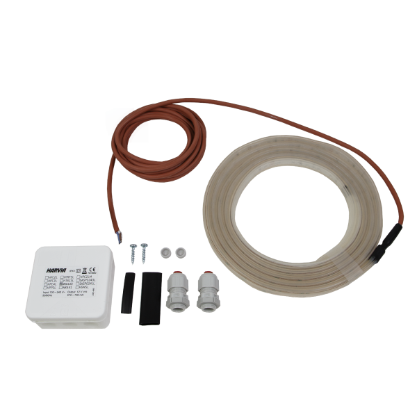 LED-lyssett Harvia WX440 med transformator 2,5 moh