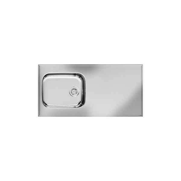 Pesupöytä Purus Basic F PBF-1200 1200x600x30 mm, käännettävä, ruostumaton teräs 