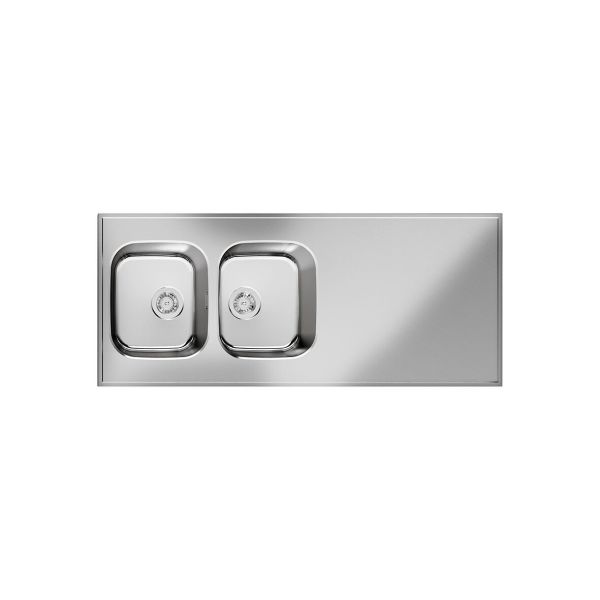 Diskbänk Purus Basic H PBH-1420 1420x600x30 mm, vändbar, rostfri 