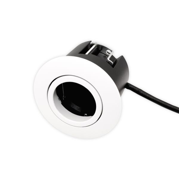 Downlight Scan Products Luna QI 10041 Ø88 mm, GU10, IP44 Mat hvid
