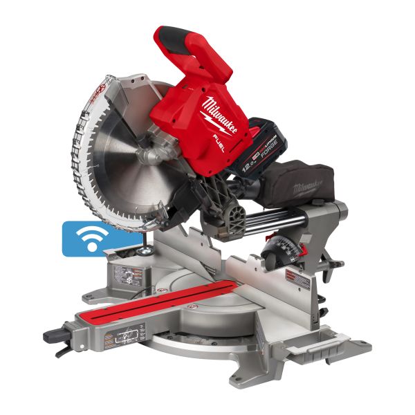 Akkukatkaisu- ja jiirisaha Milwaukee M18 FMS305-121 akun ja laturin kanssa 