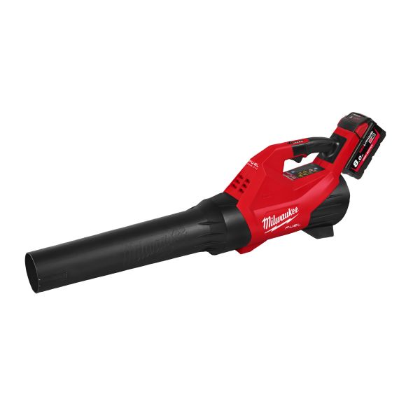 Lövblås Milwaukee M18 FBLG3-802 med batteri och laddare 