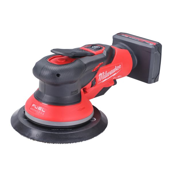 Excenterslip Milwaukee M12 FROS2.5-502X med batteri och laddare 