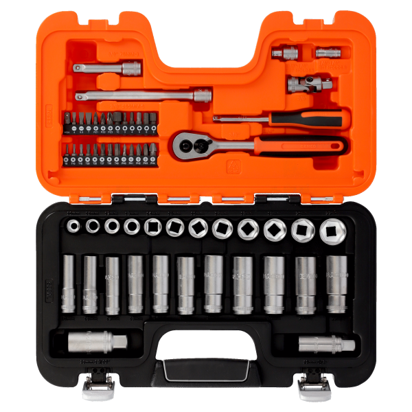 Hylsnyckelsæt Bahco S330L 53 dele 