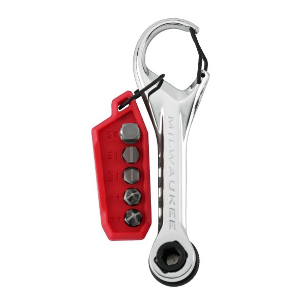 Spærrenøgle Milwaukee 4932498792 mini, med bits 