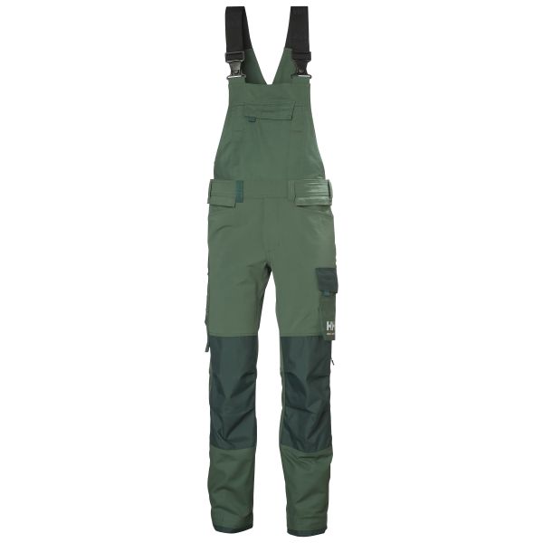 Hängselbyxa Helly Hansen Workwear Oxford 4X HH Connect 77504-474 grön/mörkgrön Grön/mörkgrön