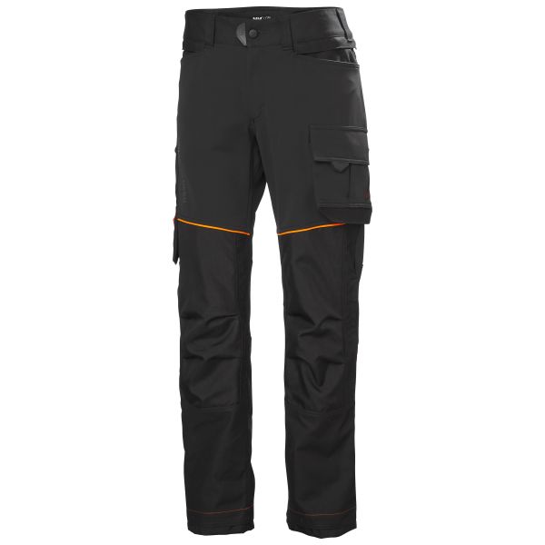 Työhousut Helly Hansen Workwear Chelsea Evolution 2.0 77553_990 Connect™ Musta/oranssi C52