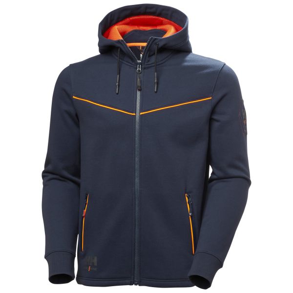 Hettegenser Helly Hansen Workwear Chelsea Evolution 79197_590 marineblå Marineblå S