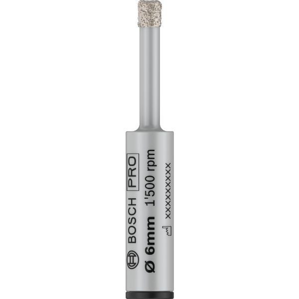 Kuivaporanterä Bosch PRO Ceramic Dry lieriövarsi Halkaisija: 6 mm