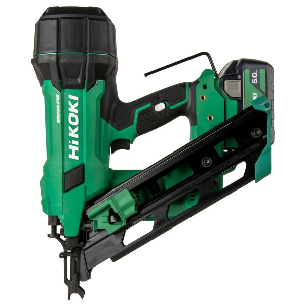 Nagelpistol HiKOKI NR1890DCA med batteri og oplader 