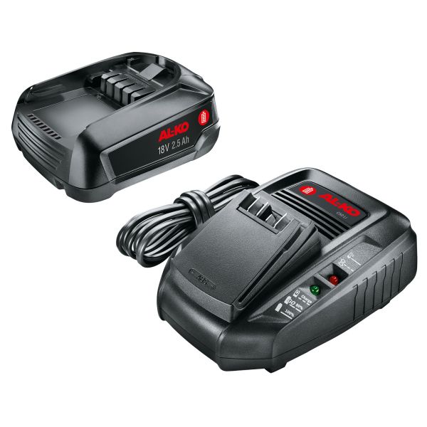 Akku- ja laturipaketti AL-KO 114014 18 V, 2,5 Ah 