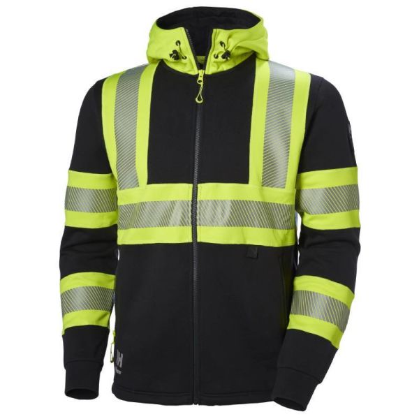 Hættetrøje Helly Hansen Workwear ICU 79273-369 Bemærk, sort/gul M