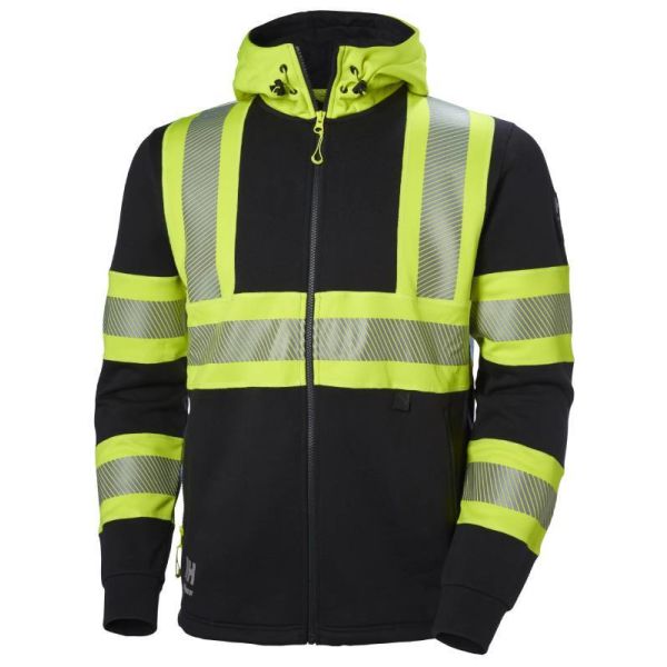 Luvtröja Helly Hansen Workwear ICU 79273-369 varsel, svart/gul XL