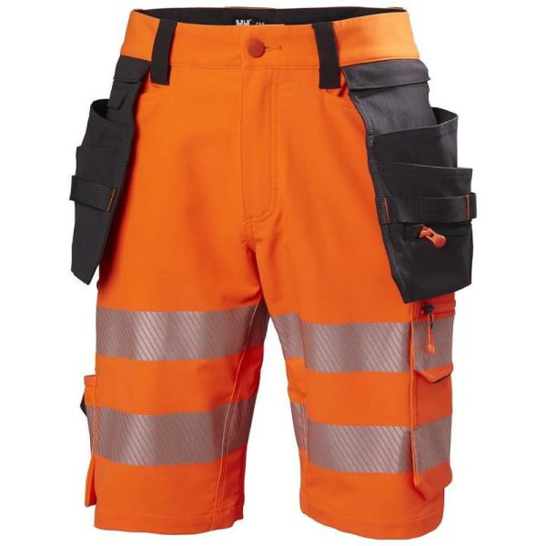 Arbeidsshorts Helly Hansen Workwear ICU 77503-269 varsel, klasse 1 Hi-Vis oransje C48