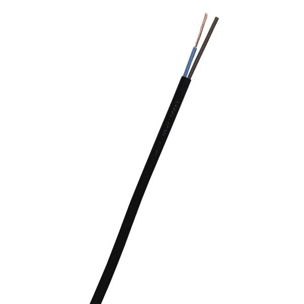Anslutningskabel Nexans SKK H03VV-F, 300/300 V 2x0,75 mm², vit